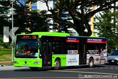 Bus 136 - Go-Ahead Singapore Mercedes-Benz Citaro (SBS6541S)