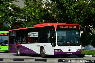 Bus 34 - Go-Ahead Singapore Mercedes-Benz Citaro (SBS6549X)
