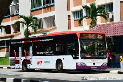 Bus 315 - SBS Transit Mercedes-Benz Citaro (SBS6628B)