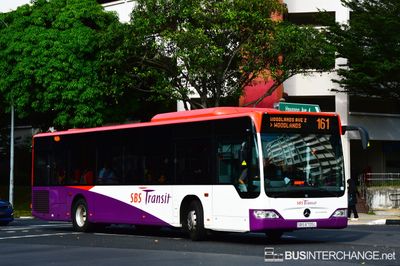 Bus 161 - SBS Transit Mercedes-Benz Citaro (SBS6705L)