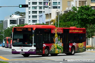 Bus 118 - SBS Transit Mercedes-Benz Citaro (SBS6725D)