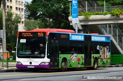 Bus 155 - SBS Transit Mercedes-Benz Citaro (SBS6742D)