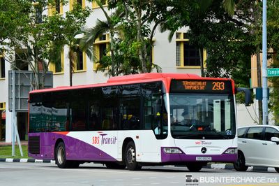 Bus 293 - SBS Transit Mercedes-Benz Citaro (SBS6801S)
