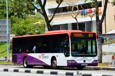 Bus 811 - SBS Transit Mercedes-Benz Citaro (SBS6810R)