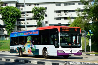 Bus 87 - SBS Transit Mercedes-Benz Citaro (SBS6817Y)
