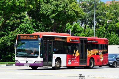 Bus 201 - SBS Transit Mercedes-Benz Citaro (SBS6838L)