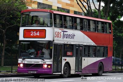 Bus 254 - SBS Transit Volvo Olympian (SBS7203L)