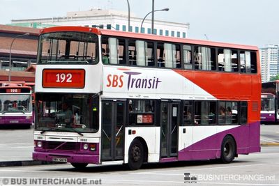 Bus 192 - SBS Transit Volvo Olympian (SBS7207B)
