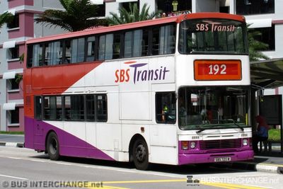 Bus 192 - SBS Transit Volvo Olympian (SBS7211M)