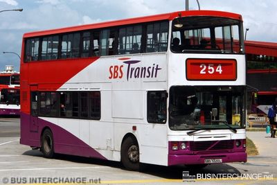Bus 254 - SBS Transit Volvo Olympian (SBS7220L)