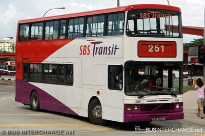 Bus 251 - SBS Transit Volvo Olympian (SBS7221J)