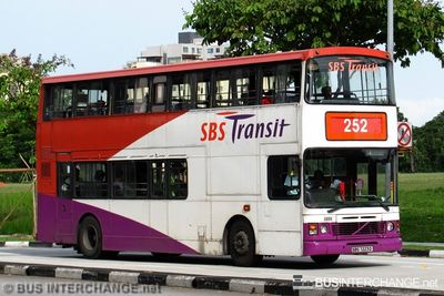 Bus 252 - SBS Transit Volvo Olympian (SBS7223D)