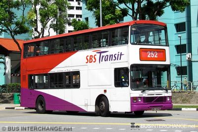 Bus 252 - SBS Transit Volvo Olympian (SBS7224B)
