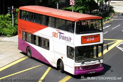 Bus 252 - SBS Transit Volvo Olympian (SBS7225Z)