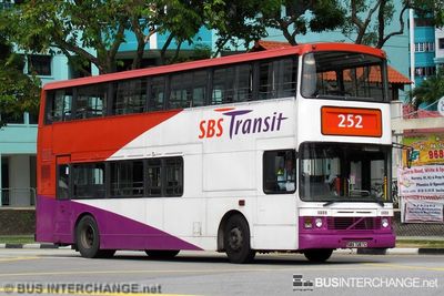 Bus 252 - SBS Transit Volvo Olympian (SBS7267C)