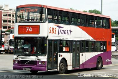 Bus 74 - SBS Transit Volvo Olympian (SBS7278X)
