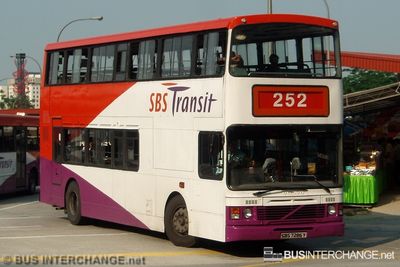 Bus 252 - SBS Transit Volvo Olympian (SBS7286Y)
