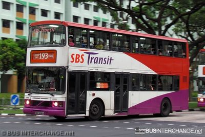Bus 193 - SBS Transit Volvo Olympian (SBS7292D)