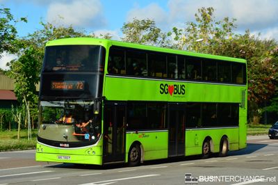 Bus 72 - SBS Transit Volvo B9TL (SBS7300P)