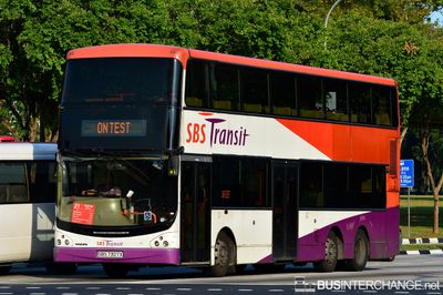 SBS Transit Volvo B9TL (SBS7307X) - ON TEST