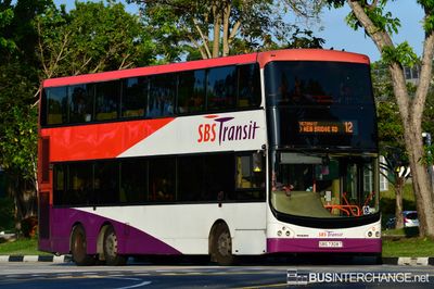 Bus 12 - SBS Transit Volvo B9TL (SBS7308T)