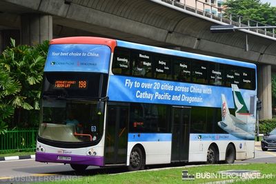 Bus 198 - SBS Transit Volvo B9TL (SBS7311H)
