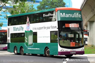 Bus 21 - SBS Transit Volvo B9TL (SBS7314A)
