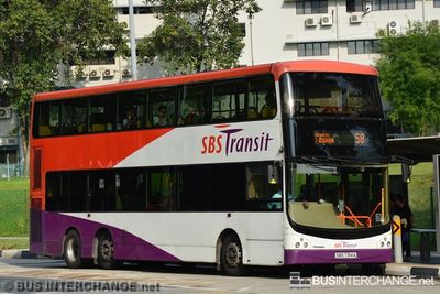 Bus 58 - SBS Transit Volvo B9TL (SBS7314A)