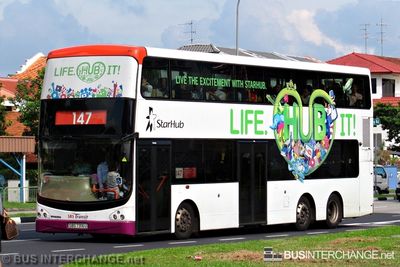 Bus 147 - SBS Transit Volvo B9TL (SBS7316U)