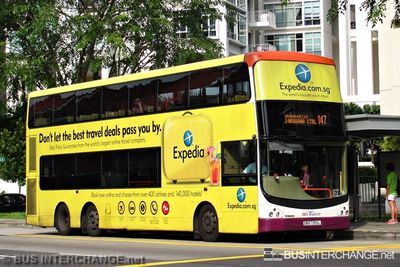 Bus 147 - SBS Transit Volvo B9TL (SBS7319L)