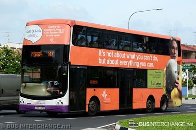 Bus 147 - SBS Transit Volvo B9TL (SBS7321D)