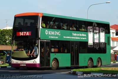 Bus 147A - SBS Transit Volvo B9TL (SBS7325T)