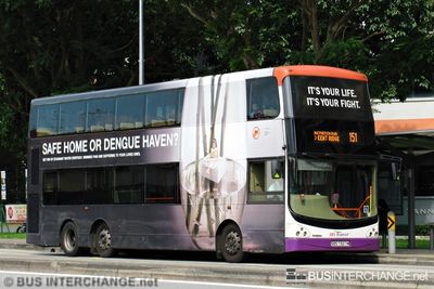 Bus 151 - SBS Transit Volvo B9TL (SBS7327M)