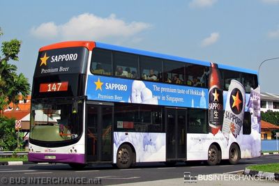 Bus 147 - SBS Transit Volvo B9TL (SBS7330C)