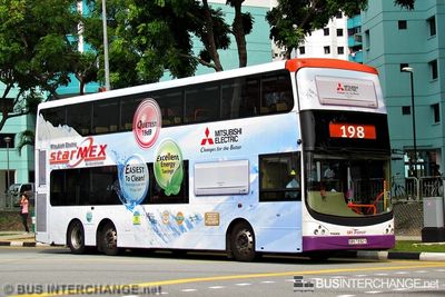 Bus 198 - SBS Transit Volvo B9TL (SBS7332Y)