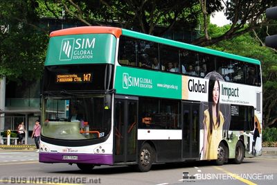 Bus 147 - SBS Transit Volvo B9TL (SBS7334S)