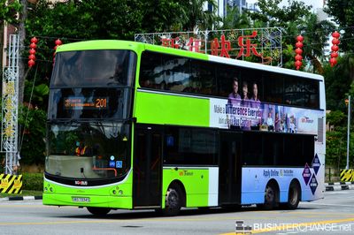 Bus 201 - SBS Transit Volvo B9TL (SBS7334S)
