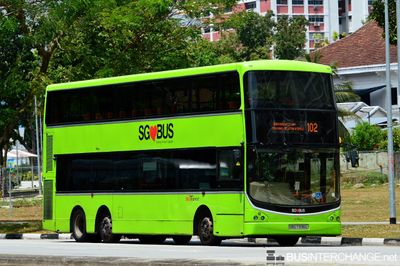 Bus 102 - SBS Transit Volvo B9TL (SBS7336L)
