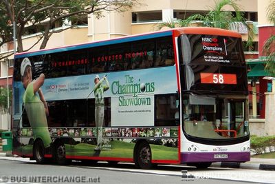 Bus 58 - SBS Transit Volvo B9TL (SBS7340Z)
