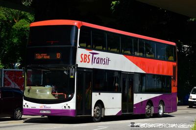 Bus 10 - SBS Transit Volvo B9TL (SBS7344M)