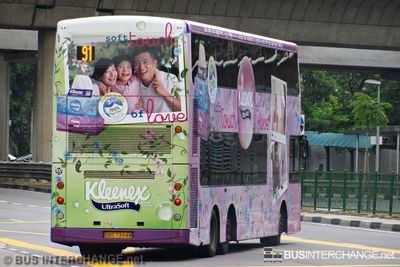 Bus 91 - SBS Transit Volvo B9TL (SBS7344M)