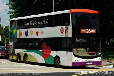 Bus 196 - SBS Transit Volvo B9TL (SBS7345K)