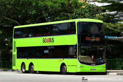 Bus 201 - SBS Transit Volvo B9TL (SBS7348C)