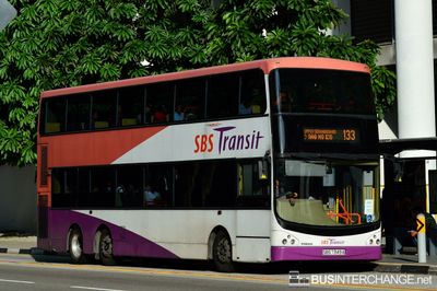 Bus 133 - SBS Transit Volvo B9TL (SBS7349A)