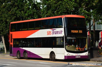 Bus 550 - SBS Transit Volvo B9TL (SBS7380H)
