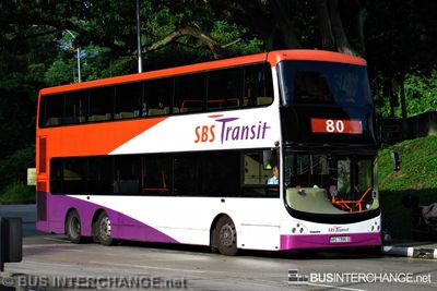 Bus 80 - SBS Transit Volvo B9TL (SBS7386S)