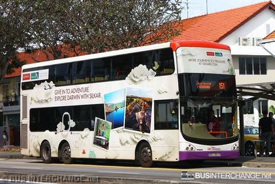 Bus 151 - SBS Transit Volvo B9TL (SBS7387P)