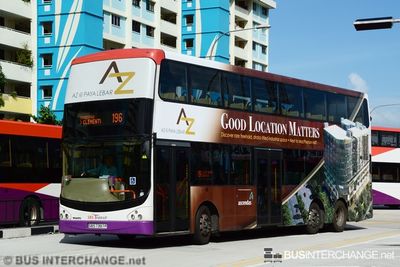 Bus 196 - SBS Transit Volvo B9TL (SBS7387P)