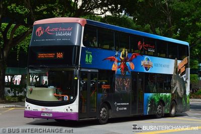 Bus 14A - SBS Transit Volvo B9TL (SBS7400J)