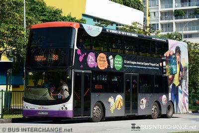 Bus 199 - SBS Transit Volvo B9TL (SBS7402D)